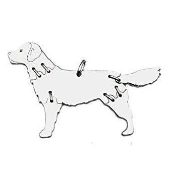 Ciondolo Golden Retriever in Argento 925, Collana Donna, Idee Regalo per Lei Ciondolo Golden Retriever in Argento 925, Collana Donna, Idee Regalo per Lei